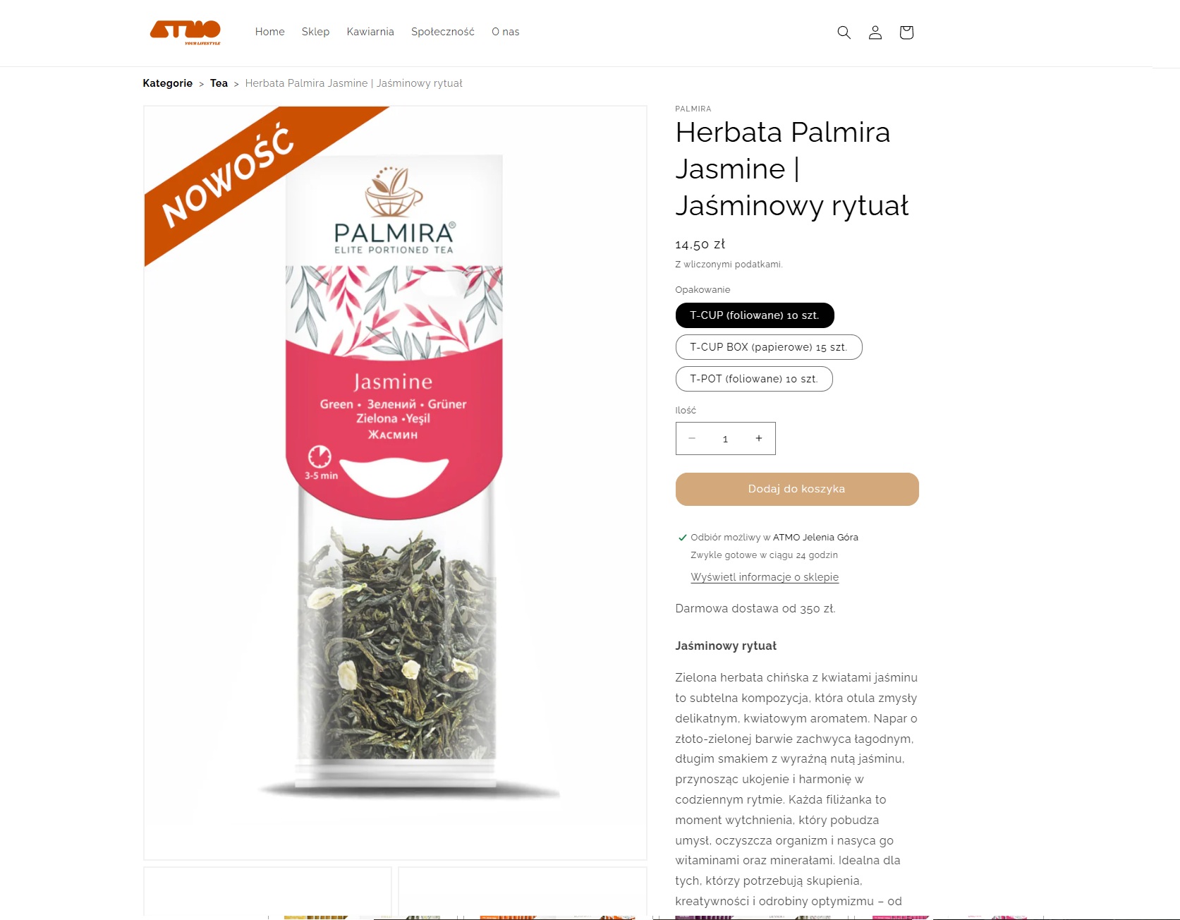 Atmo - product page