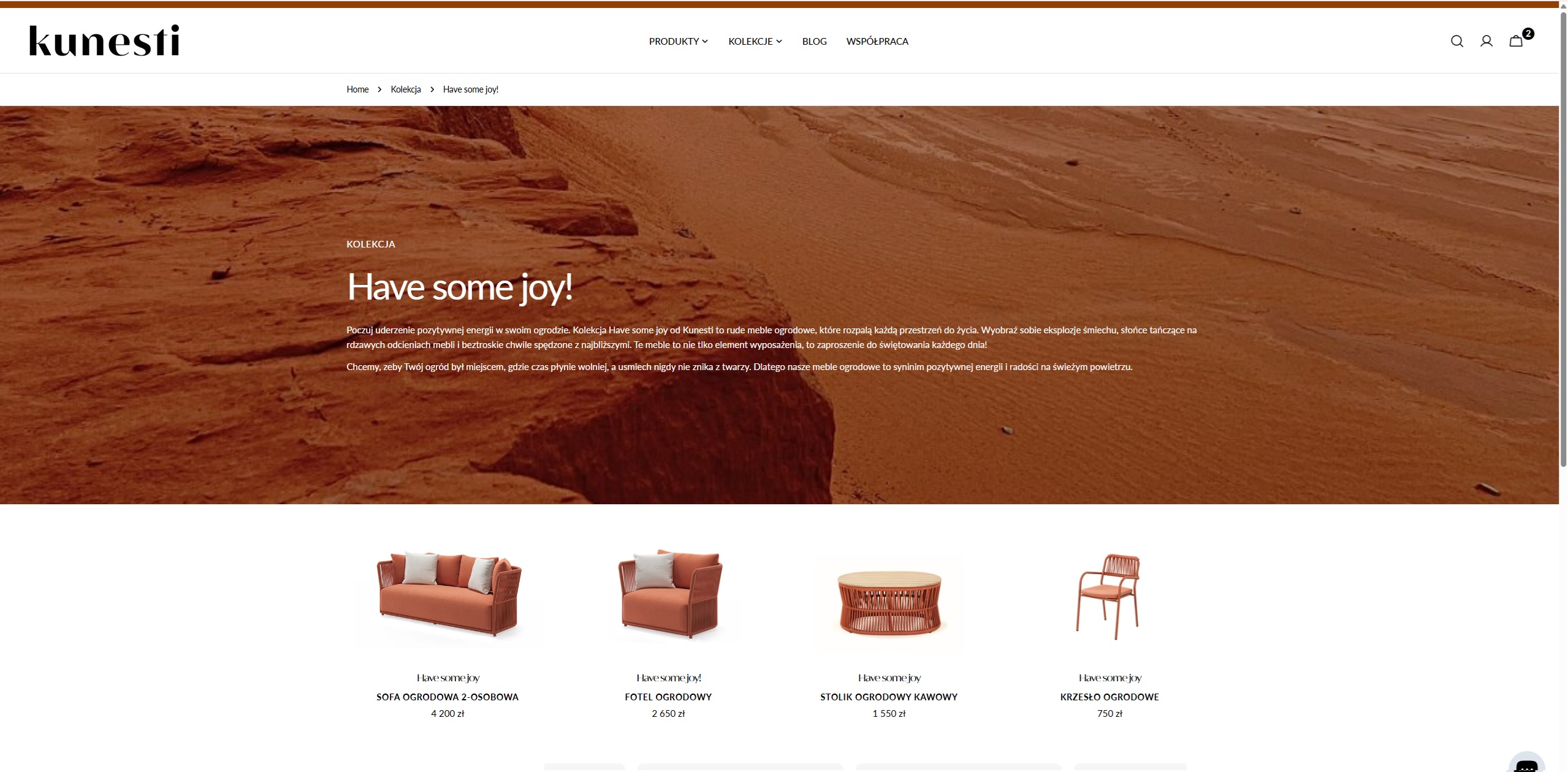 Kunesti - category page