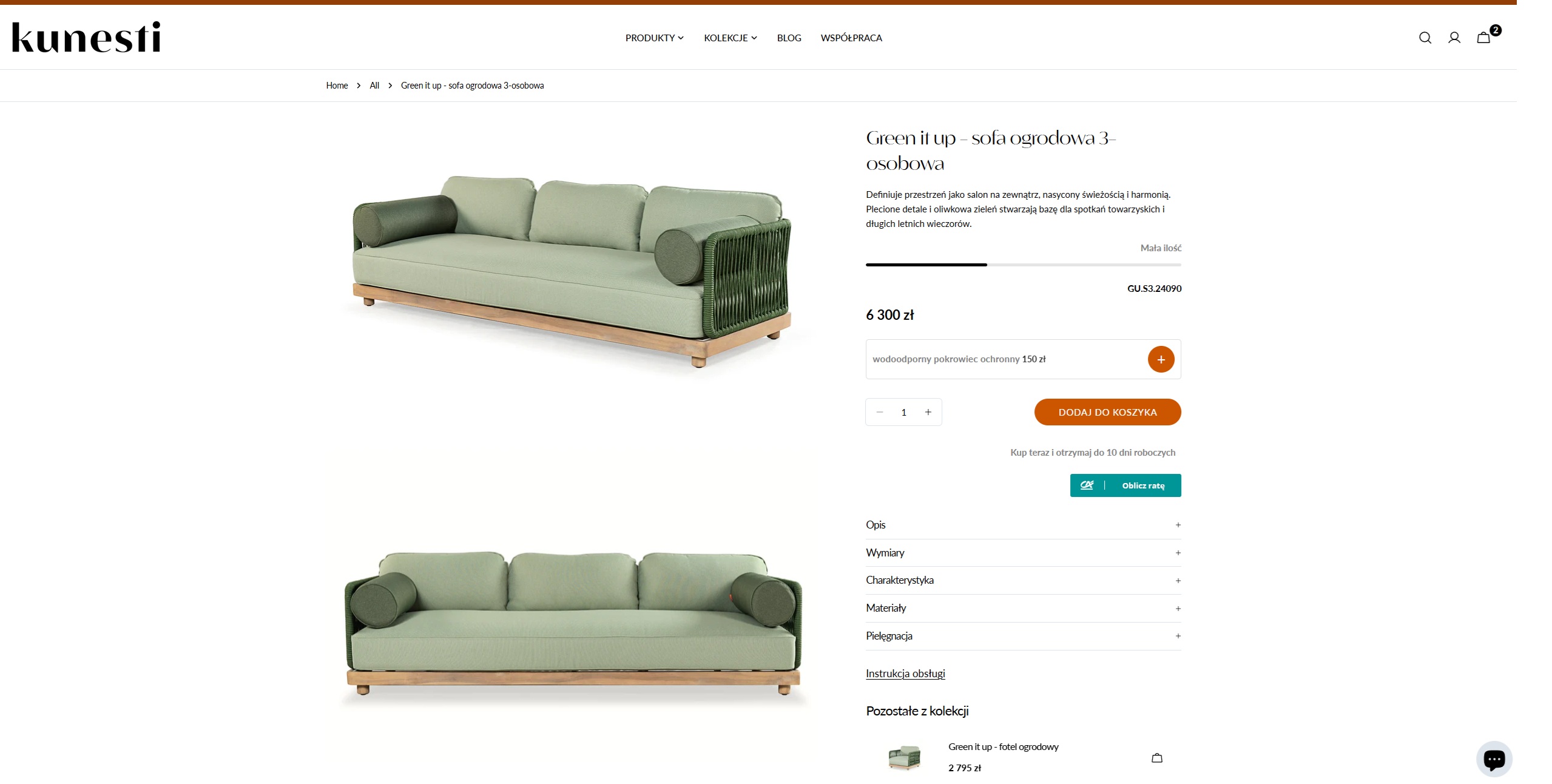 Kunesti - product page